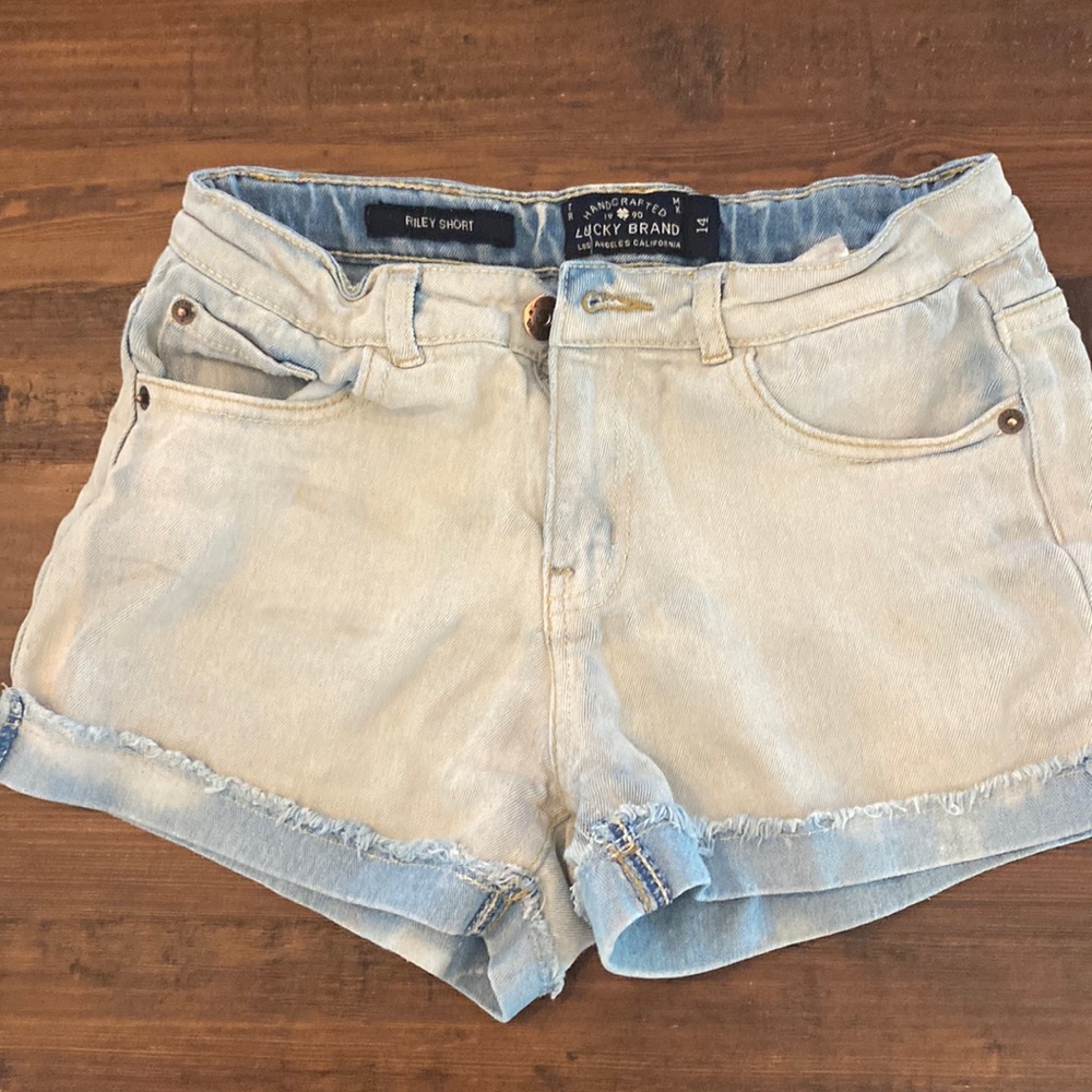 GIRLS Lucky Brand Riley shorts-14 **see pics/description**